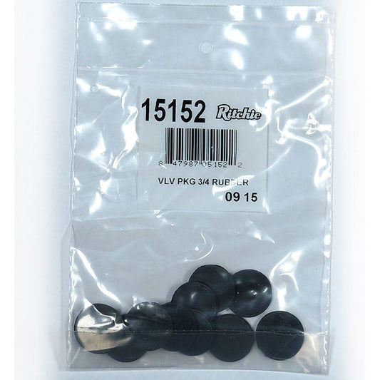 3/4-inch Valve Rubber Package 15152