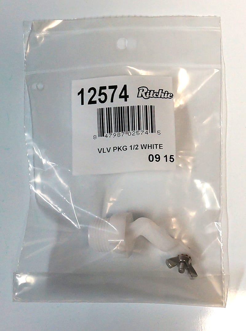 White 1/2-inch Valve Package 12574